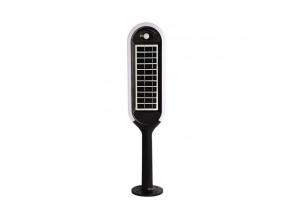 VT-945 5W LED Napelemes Bollard Lámpa 4000K Fehér+Fekete Testtel