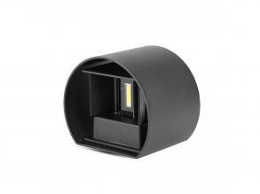 VT-756 5W Fali Lámpa Bridgelux Chip 3000K Fekete Kerek