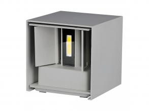 VT-759-12 11W Fali Lámpa Bridgelux Chip 4000K Szürke Négyzet