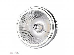 LED reflektor AR111 20W cserélhető tükröző 40`D/20`D Ezüst 3000K