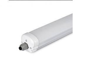 LED lámpatest, 24 Watt, 120 cm, kompakt armatúra, por- és páravédett, IP65 , sorolható , természetes fehér , 5 év garancia , 160