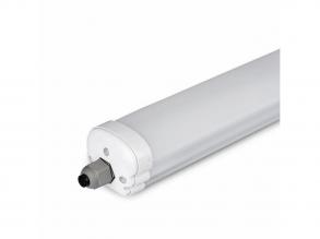 LED lámpatest , 24 Watt , 120 cm , kompakt armatúra , por- és páravédett , IP65 , sorolható , hideg fehér , 5 év garancia, 160lm