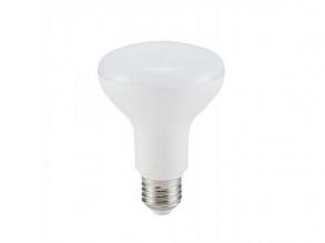 LED lámpa , égő , spot , E27 foglalat , R63 , 8.5 Watt , 120° , természetes fehér , SAMSUNG Chip , 5 év garancia