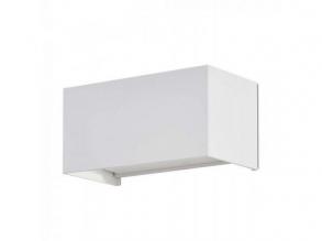 LED lámpatest , oldalfali , 24W , természetes fehér , téglalap , fehér , kültéri , IP65