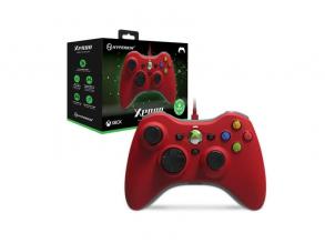 Hyperkin M01368-RD Xenon Xbox Series|One/Windows 11|10 piros Xbox liszenszelt vezetékes piros kontroller