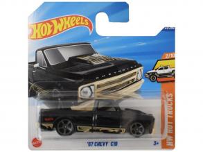 Hot Wheels: 67 Chevy C10 fekete kisautó 1/64 - Mattel