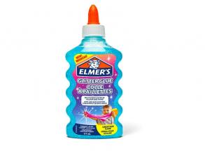 Elmers: Glitteres ragasztó - 177 ml, kék