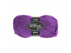 Akril fonal neon - lila - 50 gr