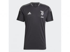 Juve Tr Jsy Adidas férfi karbon színű futball póló