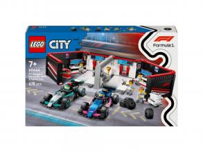 LEGOŽ City: F1Ž-es garázs, Mercedes-AMG és Alpine autók (60444)