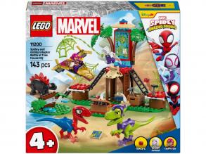 LEGOŽ Marvel: Pókember és Gobby raptorcsatája a lombház főhadiszálláson (11200)