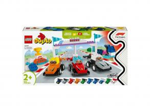 LEGO Duplo Town 10445 F1 csapat versenyautók és pilóták