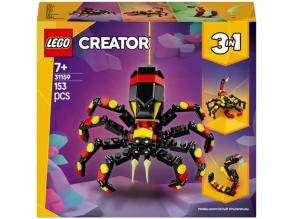 LEGOŽ Creator: Vadállatok: Meglepetésekkel teli pók (31159)