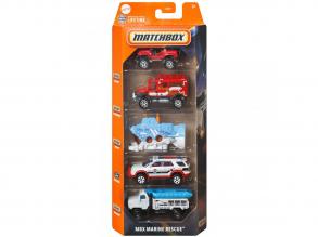 Matchbox: MBX Marine Rescue kisautók 5db-os szett - Mattel