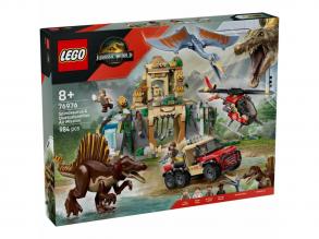LEGO 76976 Jurassic World: Szpinozsaurusz és Quetz-Alkoatlusz légi küldetés