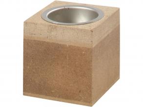 Teamécsestartó fából, 6 cm
