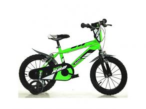 Mountain Bike R88 zöld-fekete kerékpár 14-es méretben