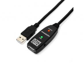 Axagon ADR-210 aktív USB hosszabbító kábel 10m
