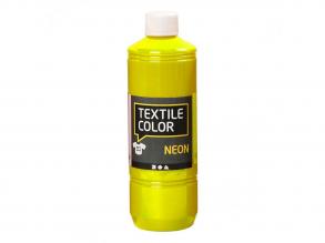 Félig átlátszó textilfesték - Neonsárga, 500 ml