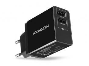 Axagon ACU-DS16 2.2A + 1A fekete fali töltő