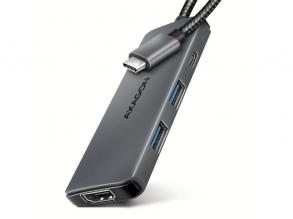 Axagon HMC-5H8K USB-C 5Gbps 5in1 8K hub