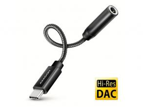 Axagon ADA-HC Mini USB-C audio adapter 384 kHz / 32 bit DAC átalakítóval