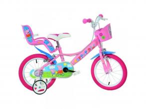 Peppa malac pink gyerek bicikli 10-es méretben - Dino Bikes kerékpár