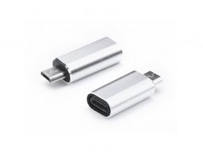 Haffner PT-5834 Lightning/micro USB ezüst töltő adapter