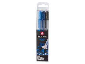Sakura Gelly Roll metallic 3 gél tollas szett Ocean