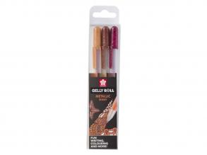 Sakura Gelly Roll metallic 3 db gél toll természetes színű