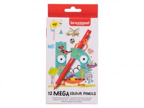 Bruynzeel Mega színes ceruza szett 12 db