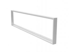 Led panel , beépítő keret , magasított, KLIKK , 1200 x 300  x 68 mm , fehér