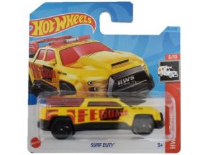 Hot Wheels: Surf Duty sárga kisautó 1/64 - Mattel