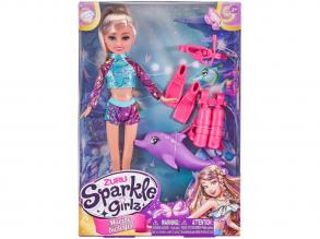Sparkle girlz játékszett 30cm babával