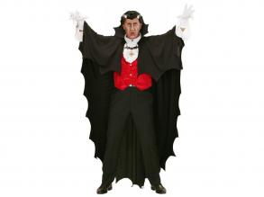 Fekete vámpírköpeny, 150 cm-es férfi jelmez