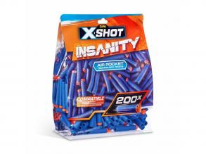 Utántöltő lövedék az X-Shot Insanity szivacslövő puskákhoz, 200 darab