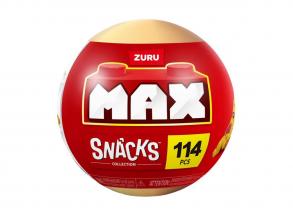 ZURU Max élelmiszer építőjáték-készlet meglepetéslabdában, többféle, 1 db