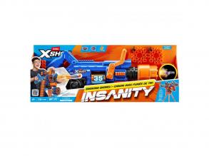 X-Shot Insanity Mega Barrel szivacslövő puska, fény-és füsteffektek, 72 darts