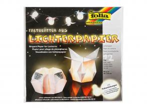 Lámpás papír fehér, 30x30cm