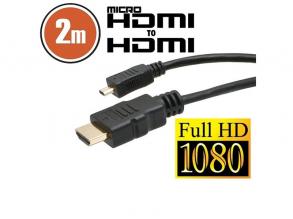 Delight 2m HDMI - micro HDMI kábel