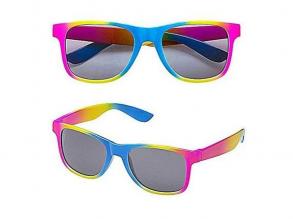 Funky szivárvány színű szemüveg