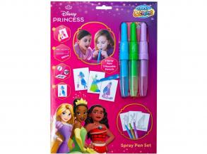 Canenco: Disney hercegnők színező szett fújós filccel, A4-es borítékban