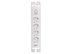 EMOS P54212 2m 900J SCHUKO 4 csatlakozós túlfeszültség védett elosztó
