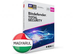 Bitdefender Total Security HUN 10 Eszköz 1 év dobozos vírusirtó szoftver