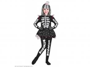 Csontváz balerina lány jelmez