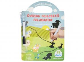 Óvodai fejlesztő feladatok óvodás kortól letörölhető filccel - D-Toys