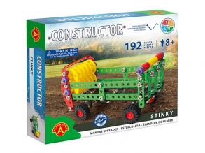 Stinky utánfutó aprítóval fém építőjáték 192db-os