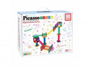 PicassoTiles golyópálya  mágneses építőelemek  50 darab