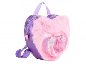 Create It! Beauty sminkkészlet plüss hátizsákban, rózsaszín