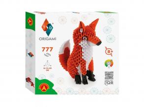 Origami 3D róka, 777 darab